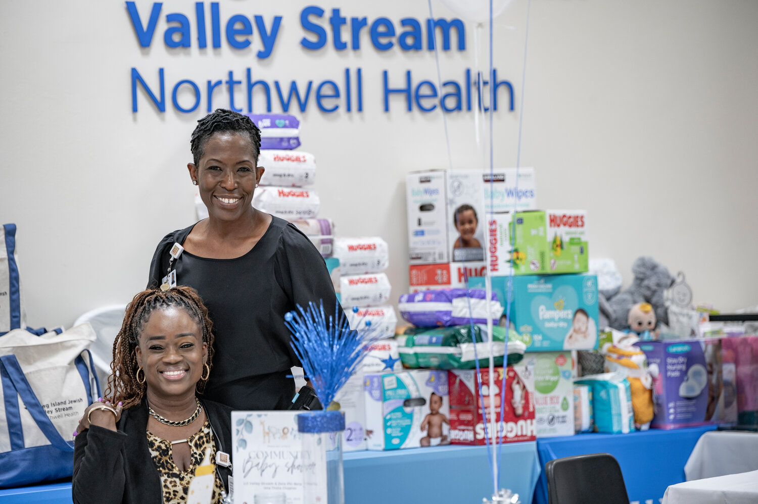 Long Island Jewish Valley Stream Hospital hosts baby shower for moms